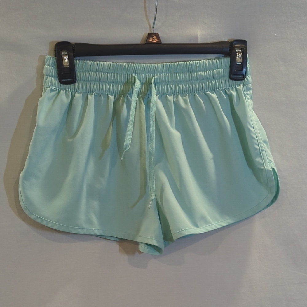 Wonder Nation Girls XL 14/16 Mint Green Athletic Shorts